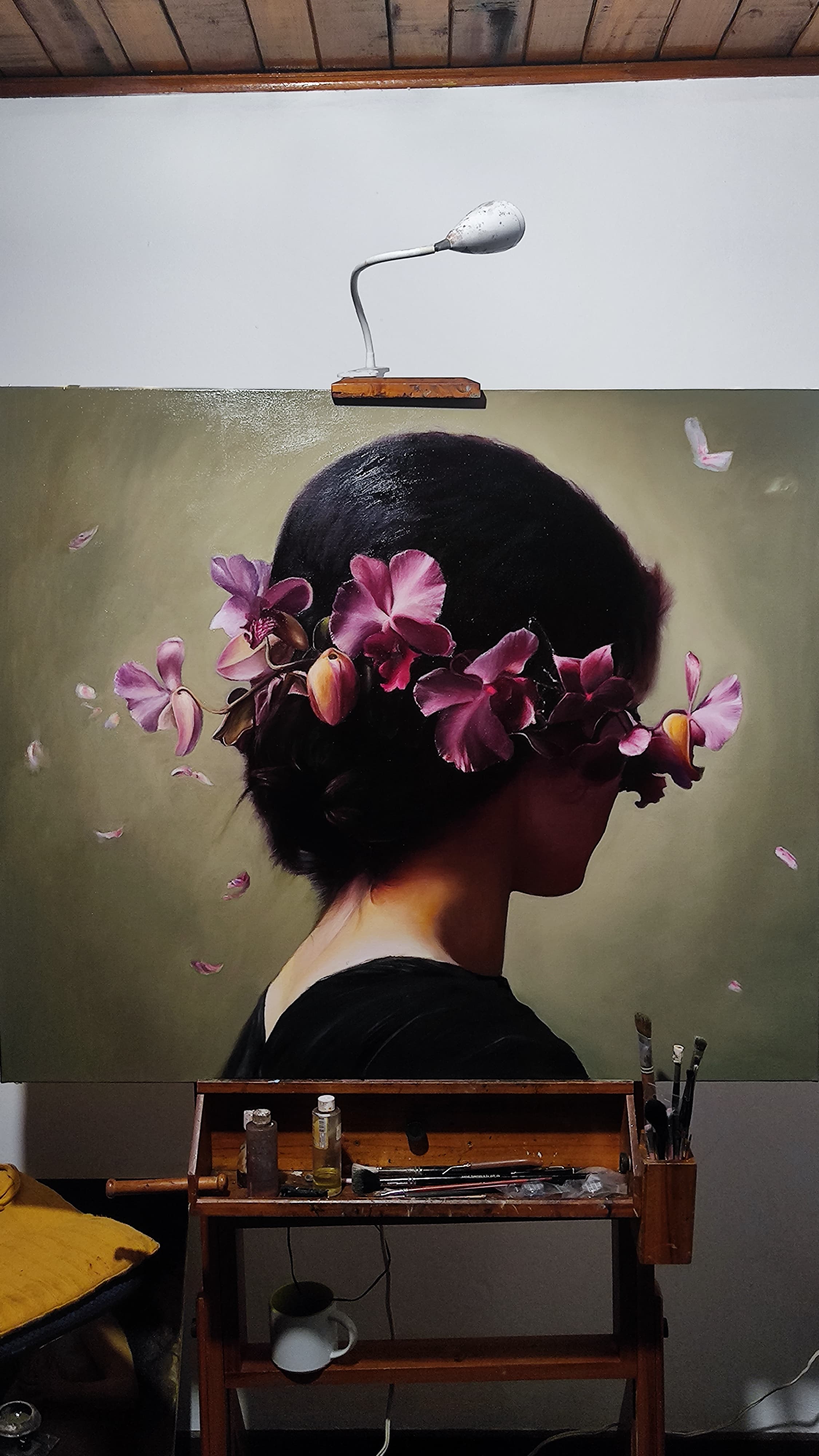 Later painting stage of Epifanía