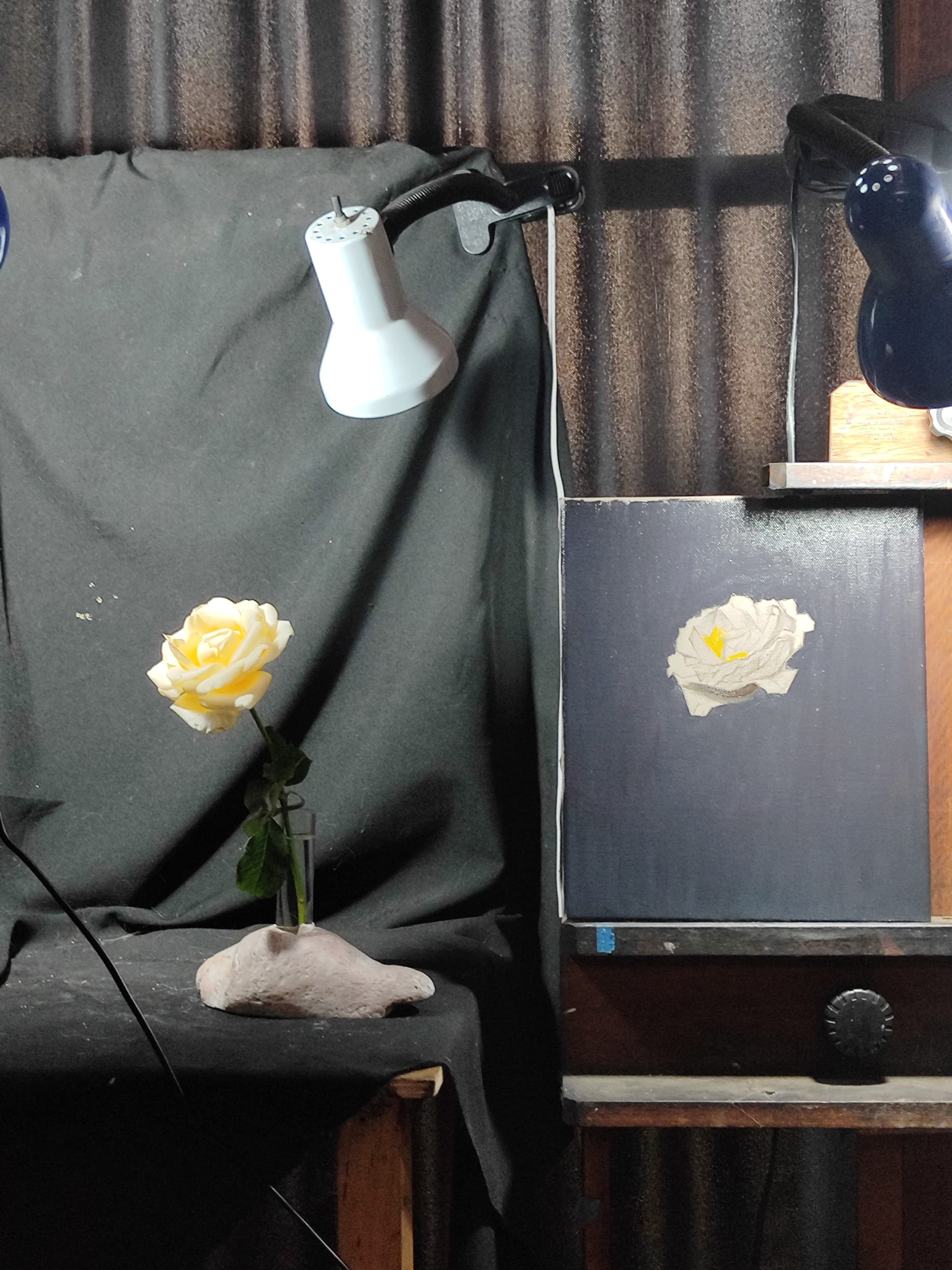 Painting process of Rose