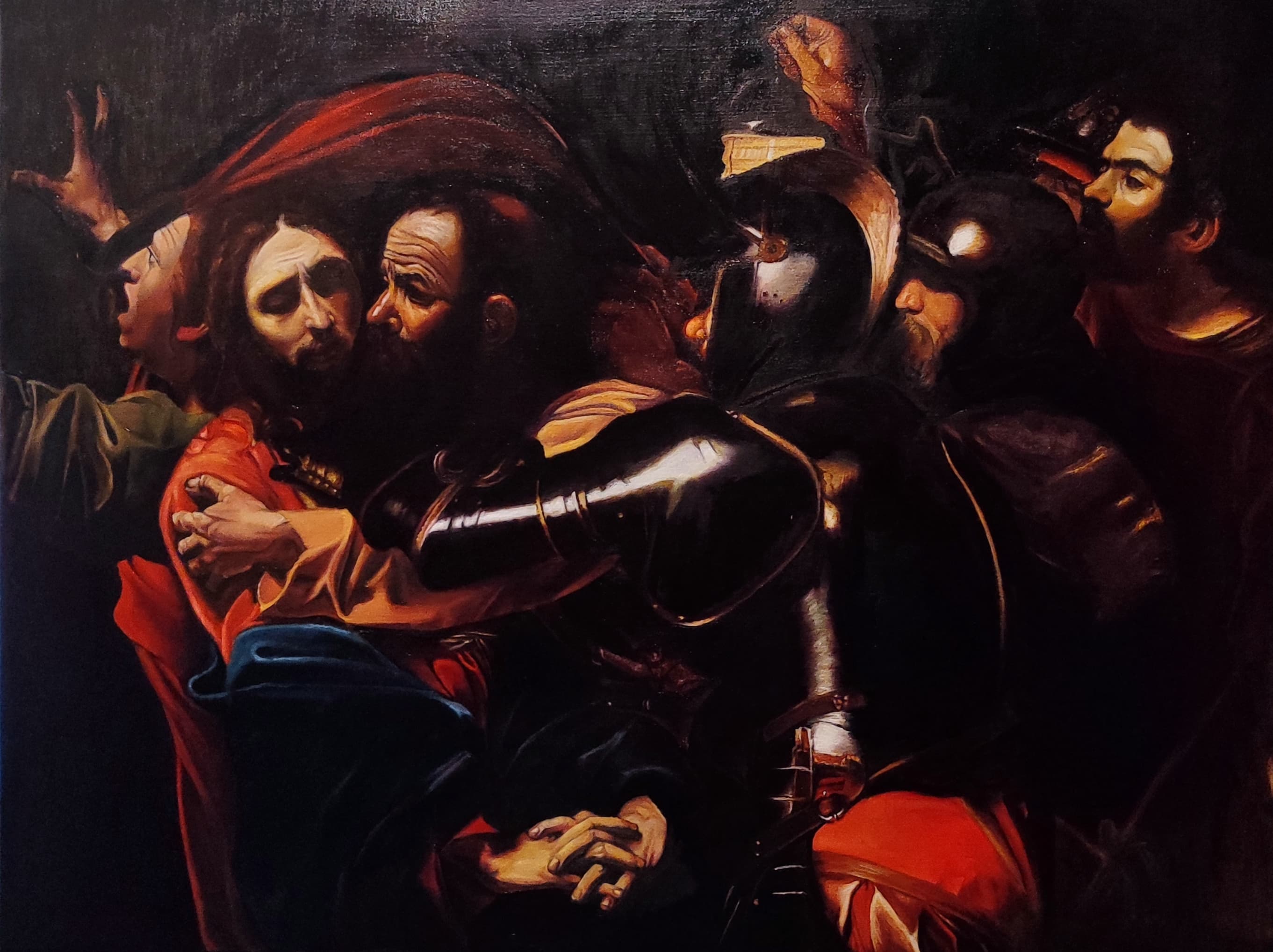 Captura de Jesucristo, master copy by Rolando Del Carmen