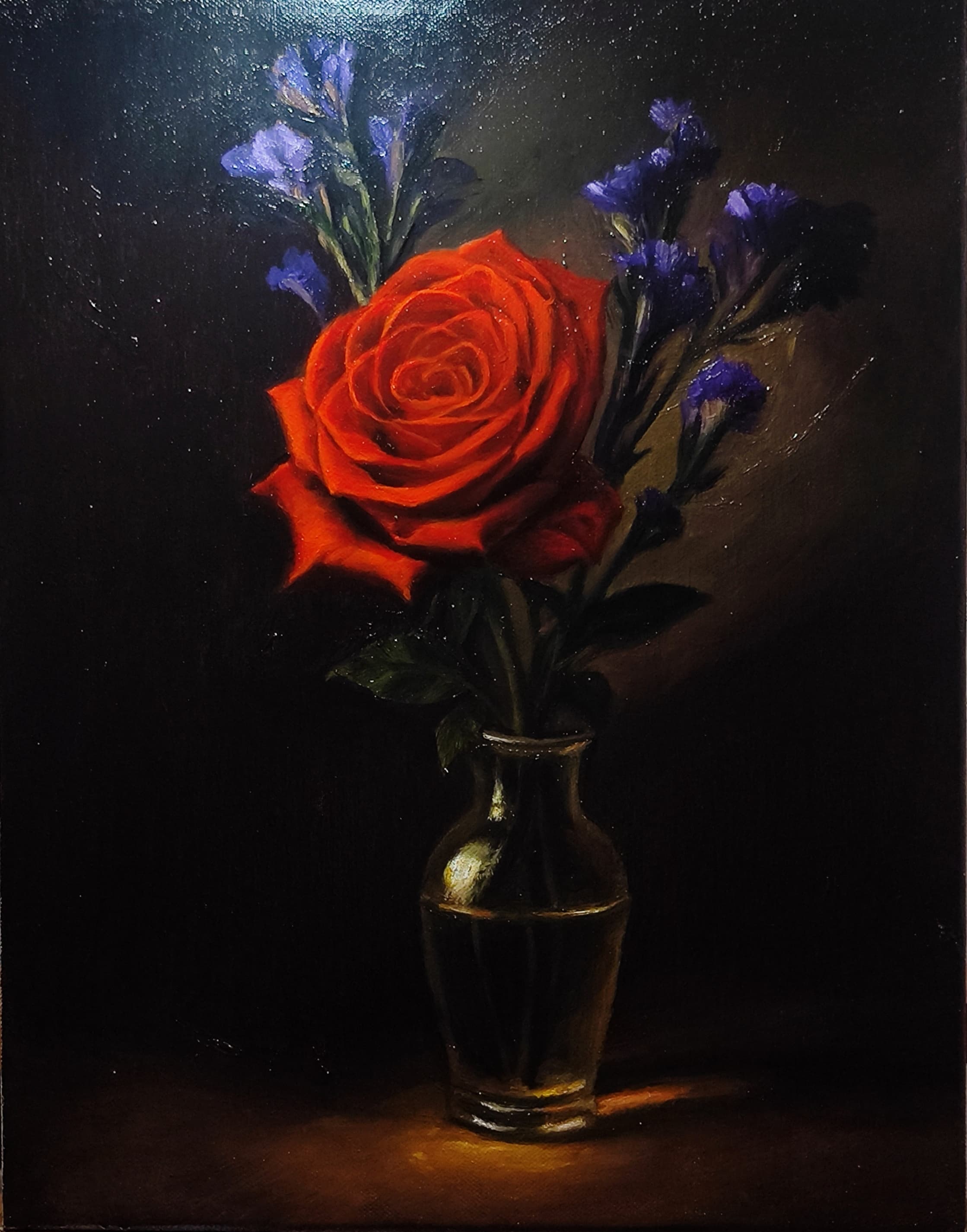 Rosa Rojita by Rolando Del Carmen